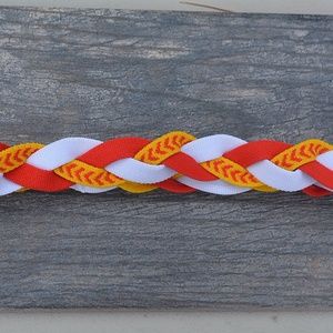 Softball Stich Headband - Red